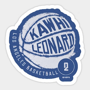 Kawhi Leonard Los Angeles C Basketball Sticker